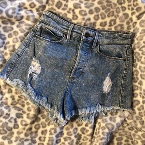 LIKE NEW Vintage Guess Denim Shorts Light Blue
